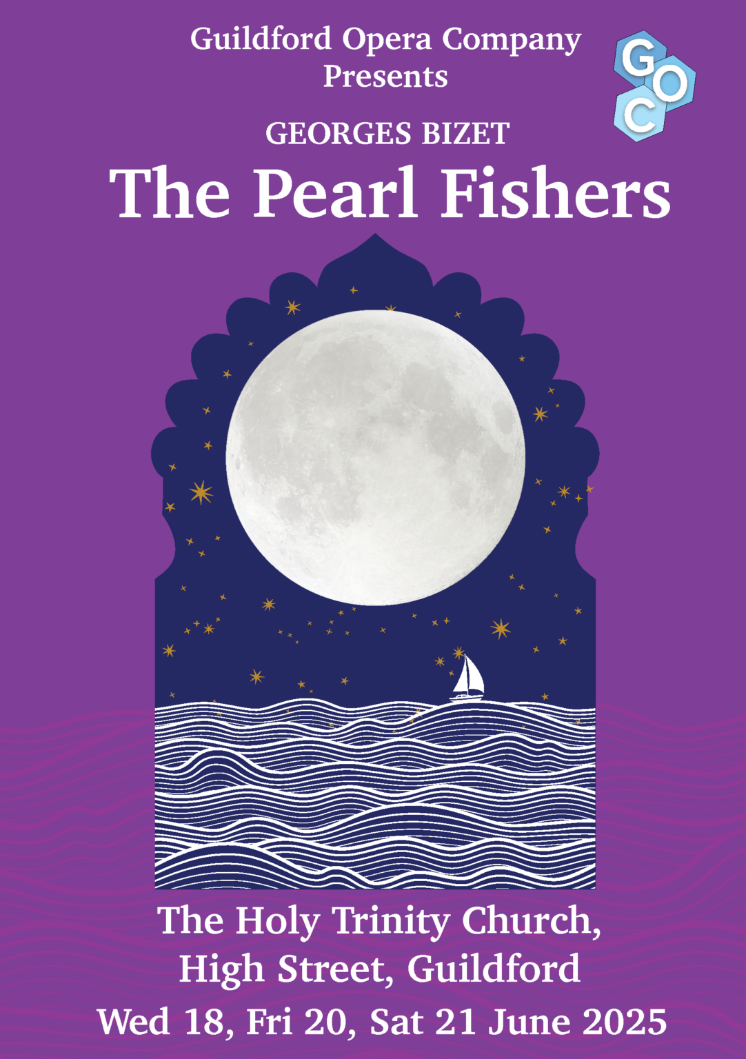 A5 Flier of Bizet's The Pearl Fishers